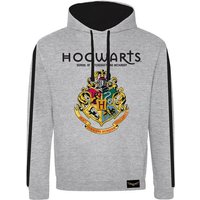 Harry Potter Hogwarts Grey Pullover Hoodie L von Heroes Inc.EU