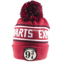HP Logo Black Beanie Pom One Size von Heroes Inc.EU