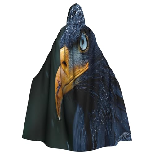 Adler Futtersuche Hexenkostüm – Horror-Halloween-Kostüm mit Kapuzenumhang für Herren, perfekt für Cosplay und Partys Adler Futtersuche Hexenkostüm – Horror-Halloween-Kostüm mit Kapuzenumhang für Herren, perfekt für Cosplay und Partys von HERTqwop