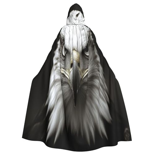 Adlerblick Hexenkostüm - Horror Halloween Kostüm mit Kapuze Umhang für Herren, perfekt für Cosplay und Partys Adlerblick Hexenkostüm - Horror Halloween Kostüm mit Kapuze Umhang für Herren, perfekt für Cosplay und Partys von HERTqwop