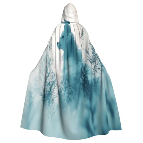 Der Fuchs im Nebel Hexenkostüm - Horror Halloween Kostüm mit Kapuzenumhang für Herren, perfekt für Cosplay und Partys Der Fuchs im Nebel Hexenkostüm - Horror Halloween Kostüm mit Kapuzenumhang für Herren, perfekt für Cosplay und Partys von HERTqwop