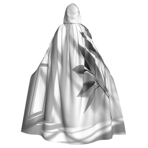 Hexenkostüm im minimalistischen Stil - Horror-Halloween-Kostüm mit Kapuzenumhang für Herren, perfekt für Cosplay und Partys Hexenkostüm im minimalistischen Stil - Horror-Halloween-Kostüm mit Kapuzenumhang für Herren, perfekt für Cosplay und Partys von HERTqwop