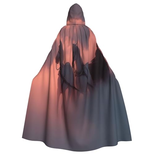 Luftkutsche Hexenkostüm - Horror Halloween Kostüm mit Kapuze Umhang für Herren, perfekt für Cosplay und Partys Luftkutsche Hexenkostüm - Horror Halloween Kostüm mit Kapuze Umhang für Herren, perfekt für Cosplay und Partys von HERTqwop