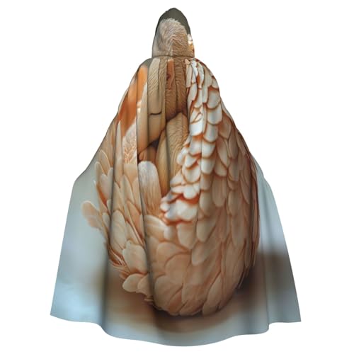 Niedliches Pangolin-Hexenkostüm - Horror-Halloween-Kostüm mit Kapuzenumhang für Herren, perfekt für Cosplay und Partys Niedliches Pangolin-Hexenkostüm - Horror-Halloween-Kostüm mit Kapuzenumhang für Herren, perfekt für Cosplay und Partys von HERTqwop