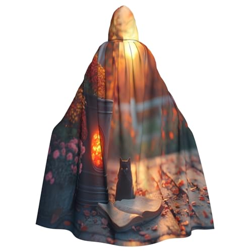 The Courtyard at dusk Witch Costume - Horror Halloween Costume with Hooded Cloak for Men, Perfect for Cosplay and Parties The Courtyard at dusk Witch Costume - Horror Halloween Costume with Hooded Cloak for Men, Perfect for Cosplay and Parties von HERTqwop