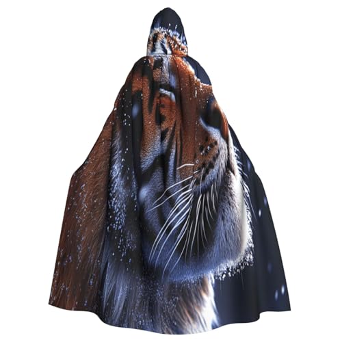 The Sorrow of Tigers Hexenkostüm - Horror Halloween Kostüm mit Kapuze Umhang für Herren, perfekt für Cosplay und Partys von HERTqwop