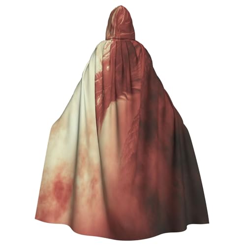 Wütender Drache Hexenkostüm - Horror Halloween Kostüm mit Kapuze Umhang für Herren, perfekt für Cosplay und Partys von HERTqwop