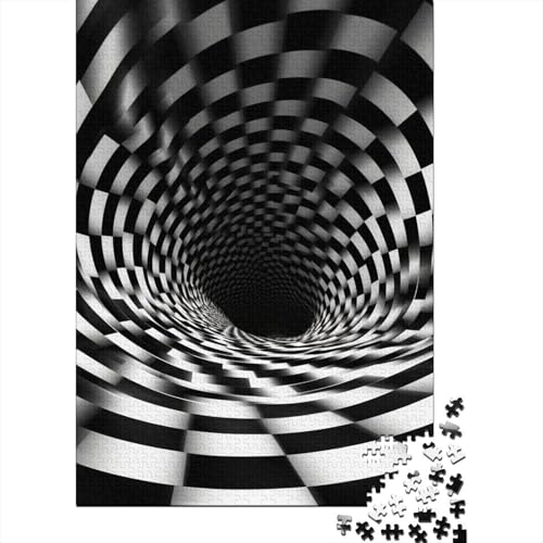 3D Dizziness (5) Puzzle 1000 Teile Schwer Puzzle Spielzeug Pädagogisches Spiel Impossible Herausforderungsspielzeug Für Erwachsene Und Kinder in Bewährter 1000pcs (75x50cm) von HESHS