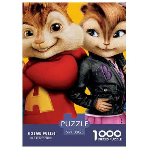Alvin Puzzle 1000 Teile Schwer Puzzle Spielzeug Lernspiel Impossible Chipmunks Herausforderungsspielzeug Für Erwachsene Und Kinder Ab 14 Jahren 38x26cm/1000pcs Alvin Puzzle 1000 Teile Schwer Puzzle Spielzeug Lernspiel Impossible Chipmunks Herausforderungsspielzeug Für Erwachsene Und Kinder Ab 14 Jahren 38x26cm/1000pcs von HESHS