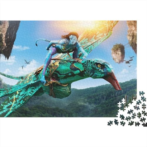 Avatar 1000-Teile Premium Holzpuzzle - Jack Unmögliches Puzzle Für Erwachsene, Pädagogisches Familienspiel, Hochwertige Wandkunst Geschenkidee 1000pcs (75x50cm) von HESHS