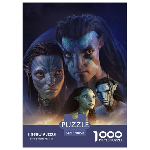 Avatar Puzzle 1000 Teile Schwer Puzzle Spielzeug Lernspiel Impossible Jack Herausforderungsspielzeug Für Erwachsene Und Kinder in Bewährter 70x50cm/1000pcs von HESHS