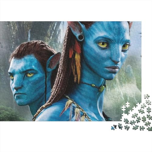 Avatar Puzzles 1000 Teile Schwer Puzzle Spielzeug Lernspiel Impossible Jack Herausforderung Spielzeug Für Erwachsene Und Kinder Ab 14 Jahren 38x26cm/1000pcs von HESHS