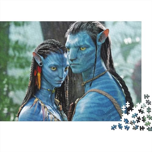 Avatar Puzzles 1000 Teile Schwer Puzzle Spielzeug Pädagogisches Spiel Impossible Jack Herausforderung Spielzeug Für Erwachsene Und Kinder Ab 12 Jahren 38x26cm/1000pcs von HESHS