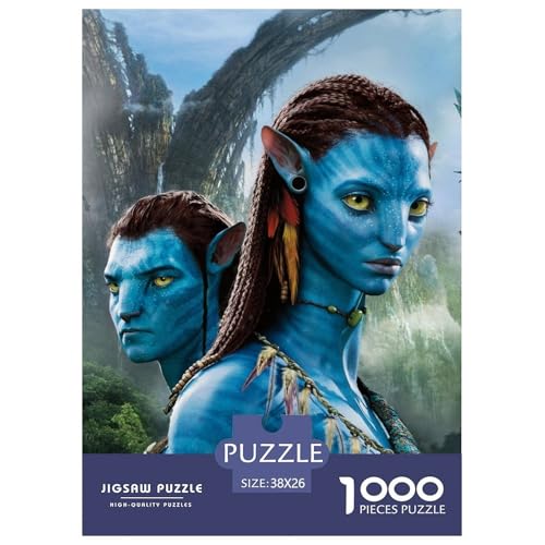 Avatar Puzzles 1000 Teile Schwer Puzzle Spielzeug Pädagogisches Spiel Impossible Jack Herausforderungsspielzeug Für Erwachsene Und Kinder Ab 12 Jahren 38x26cm/1000pcs Avatar Puzzles 1000 Teile Schwer Puzzle Spielzeug Pädagogisches Spiel Impossible Jack Herausforderungsspielzeug Für Erwachsene Und Kinder Ab 12 Jahren 38x26cm/1000pcs von HESHS