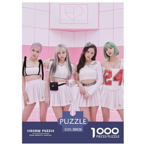 Blackpink Puzzle 1000-teilige Schwer Puzzle Spielzeug Lernspiel Impossible Star Herausforderung Spielzeug Für Erwachsene Und Kinder Ab 14 Jahren 38x26cm/1000pcs Blackpink Puzzle 1000-teilige Schwer Puzzle Spielzeug Lernspiel Impossible Star Herausforderung Spielzeug Für Erwachsene Und Kinder Ab 14 Jahren 38x26cm/1000pcs von HESHS
