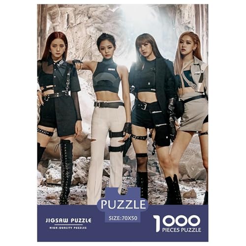 Blackpink Puzzles 1000 Teile Schwer Puzzle Spielzeug Lernspiel Impossible Star Herausforderung Spielzeug Für Erwachsene Und Kinder in Bewährter 70x50cm/1000pcs Blackpink Puzzles 1000 Teile Schwer Puzzle Spielzeug Lernspiel Impossible Star Herausforderung Spielzeug Für Erwachsene Und Kinder in Bewährter 70x50cm/1000pcs von HESHS