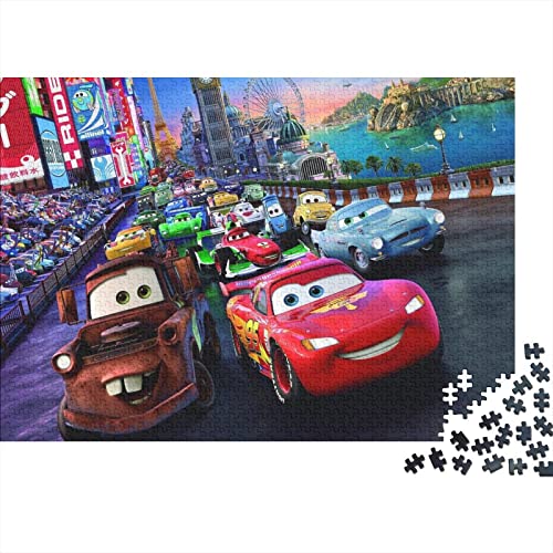 Cars Puzzle Für Erwachsene,Puzzle 500 Teile Herausforderndes Puzzles Autos,Geschicklichkeitsspiel Für Die Ganze Familie,Bunte Fliesen Spielzeug Spiel,Geschenke 500pcs (52x38cm) von HESHS
