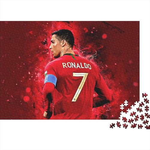 Cristiano Ronaldo Puzzle 1000 Teile Schwer Puzzle Spielzeug Pädagogisches Spiel Impossible CR7 Fußball Herausforderungsspielzeug Für Erwachsene Und Kinder Ab 12 Jahren 38x26cm/1000pcs Cristiano Ronaldo Puzzle 1000 Teile Schwer Puzzle Spielzeug Pädagogisches Spiel Impossible CR7 Fußball Herausforderungsspielzeug Für Erwachsene Und Kinder Ab 12 Jahren 38x26cm/1000pcs von HESHS