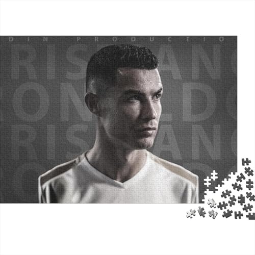 Cristiano Ronaldo Puzzle 1000-teilige Schwer Puzzle Spielzeug Pädagogisches Spiel Impossible CR7 Fußball Herausforderungsspielzeug Für Erwachsene Und Kinder Ab 14 Jahren 70x50cm/1000pcs Cristiano Ronaldo Puzzle 1000-teilige Schwer Puzzle Spielzeug Pädagogisches Spiel Impossible CR7 Fußball Herausforderungsspielzeug Für Erwachsene Und Kinder Ab 14 Jahren 70x50cm/1000pcs von HESHS