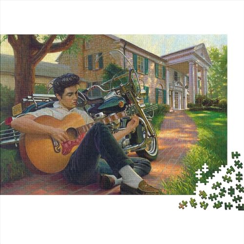 Elvis Presley Puzzle 1000-teilige Schwer Puzzle Spielzeug Lernspiel Impossible The King Herausforderung Spielzeug Für Erwachsene Und Kinder Ab 12 Jahren 38x26cm/1000pcs Elvis Presley Puzzle 1000-teilige Schwer Puzzle Spielzeug Lernspiel Impossible The King Herausforderung Spielzeug Für Erwachsene Und Kinder Ab 12 Jahren 38x26cm/1000pcs von HESHS