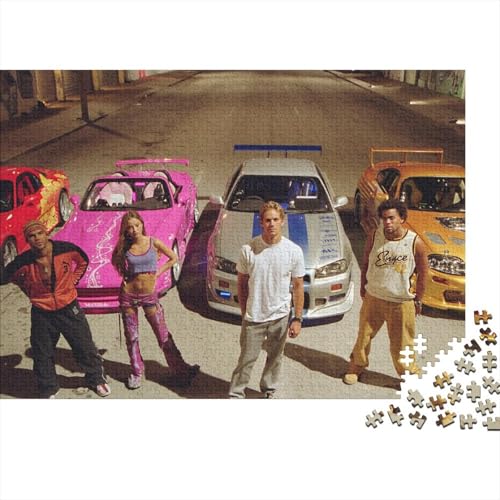 Furious Holz Puzzle 1000 Teile Für Erwachsene - Unmögliches Legespiel, Stressabbau Spielzeug,Star Premium Home Dekoration, 1000pcs (75x50cm) von HESHS