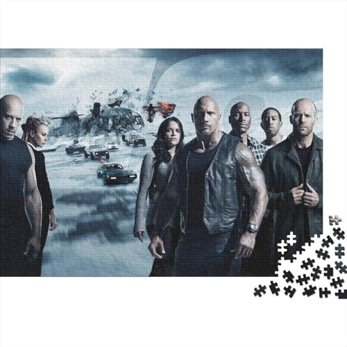 Furious Holzpuzzle 1000 Teile Für Erwachsene & Jugendliche - Star Unmögliches Puzzle Spielzeug, Pädagogisches Geduldspiel, Premium Geburtstagsgeschenk 1000pcs (75x50cm) von HESHS