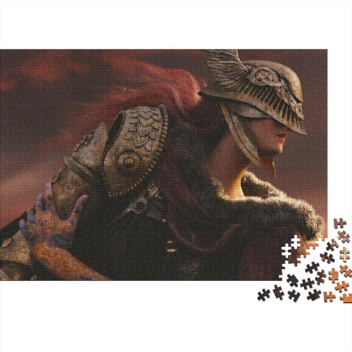 Game 500 Teile Schwieriges Holzpuzzle Elden Ring - Premium Puzzle Für Erwachsene, Familientaugliches Geschicklichkeitsspiel, Kreative Wanddekoration Geschenk 500pcs (52x38cm) von HESHS