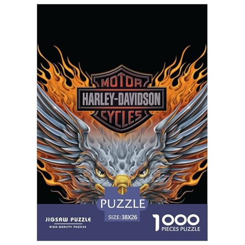 Harley_David_Son Puzzles 1000 Teile Schwer Puzzle Spielzeug Lernspiel Impossible Moto Herausforderung Spielzeug Für Erwachsene Kinder 38x26cm/1000pcs Harley_David_Son Puzzles 1000 Teile Schwer Puzzle Spielzeug Lernspiel Impossible Moto Herausforderung Spielzeug Für Erwachsene Kinder 38x26cm/1000pcs von HESHS