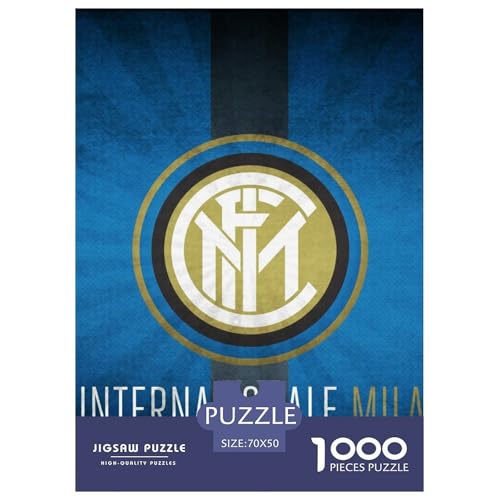 Inter Milan Puzzles 1000 Teile Schwer Puzzle Spielzeug Pädagogisches Spiel Impossible Fußball Clubs Herausforderungsspielzeug Für Erwachsene Und Kinder in Bewährter 70x50cm/1000pcs Inter Milan Puzzles 1000 Teile Schwer Puzzle Spielzeug Pädagogisches Spiel Impossible Fußball Clubs Herausforderungsspielzeug Für Erwachsene Und Kinder in Bewährter 70x50cm/1000pcs von HESHS