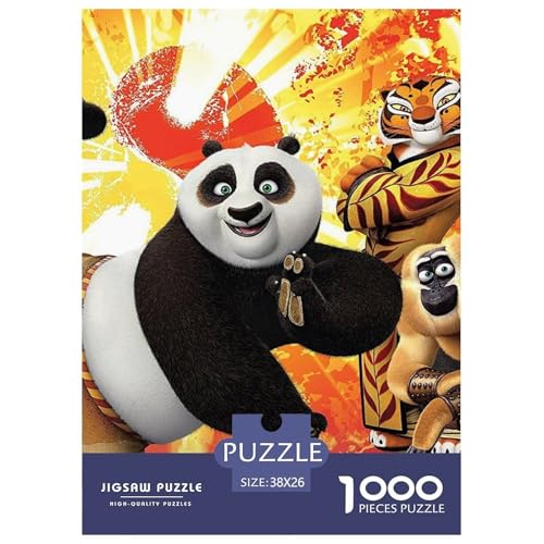 Kung_Fu Panda Puzzle 1000 Teile Schwer Puzzle Spielzeug Pädagogisches Spiel Impossible Cartoon Herausforderungsspielzeug Für Erwachsene Und Kinder Ab 12 Jahren 38x26cm/1000pcs Kung_Fu Panda Puzzle 1000 Teile Schwer Puzzle Spielzeug Pädagogisches Spiel Impossible Cartoon Herausforderungsspielzeug Für Erwachsene Und Kinder Ab 12 Jahren 38x26cm/1000pcs von HESHS
