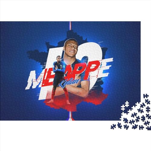 Kylian Mbappé Puzzles 1000 Teile Schwer Puzzle Spielzeug Pädagogisches Spiel Impossible Fußball Herausforderungsspielzeug Für Erwachsene Und Kinder Ab 14 Jahren 38x26cm/1000pcs Kylian Mbappé Puzzles 1000 Teile Schwer Puzzle Spielzeug Pädagogisches Spiel Impossible Fußball Herausforderungsspielzeug Für Erwachsene Und Kinder Ab 14 Jahren 38x26cm/1000pcs von HESHS