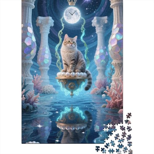 Manx Puzzles 1000 Teile Schwer Puzzle Spielzeug Pädagogisches Spiel Impossible Cartoon Art Herausforderung Spielzeug Für Erwachsene Und Kinder Ab 14 Jahren 1000pcs (75x50cm) von HESHS