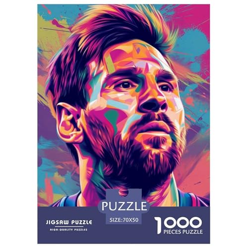 Messi Puzzles 1000 Teile Schwer Puzzle Spielzeug Pädagogisches Spiel Impossible Fußball Herausforderung Spielzeug Für Erwachsene Und Kinder Ab 14 Jahren 70x50cm/1000pcs Messi Puzzles 1000 Teile Schwer Puzzle Spielzeug Pädagogisches Spiel Impossible Fußball Herausforderung Spielzeug Für Erwachsene Und Kinder Ab 14 Jahren 70x50cm/1000pcs von HESHS