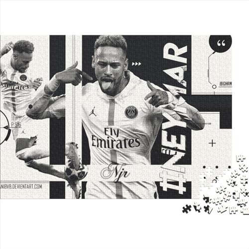 Neymar Puzzle 1000 Teile Schwer Puzzle Spielzeug Lernspiel Impossible Fußball Herausforderung Spielzeug Für Erwachsene Und Kinder Ab 14 Jahren 70x50cm/1000pcs Neymar Puzzle 1000 Teile Schwer Puzzle Spielzeug Lernspiel Impossible Fußball Herausforderung Spielzeug Für Erwachsene Und Kinder Ab 14 Jahren 70x50cm/1000pcs von HESHS