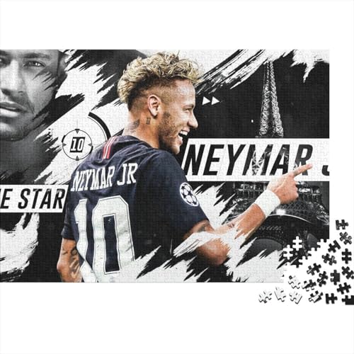 Neymar Puzzles 1000 Teile Schwer Puzzle Spielzeug Pädagogisches Spiel Impossible Fußball Herausforderung Spielzeug Für Erwachsene Und Kinder in Bewährter 38x26cm/1000pcs Neymar Puzzles 1000 Teile Schwer Puzzle Spielzeug Pädagogisches Spiel Impossible Fußball Herausforderung Spielzeug Für Erwachsene Und Kinder in Bewährter 38x26cm/1000pcs von HESHS