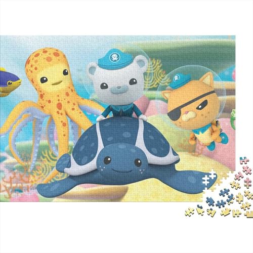 Oktonauten Puzzle 1000-teilige Schwer Puzzle Spielzeug Lernspiel Impossible Anime Cartoon Herausforderungsspielzeug Für Erwachsene Und Kinder Ab 12 Jahren 38x26cm/1000pcs von HESHS