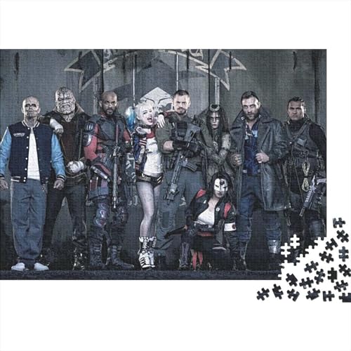 Premium Joker 1000 Teile Puzzle Aus Holz Harley Quinn - Herausforderndes Geschicklichkeitsspiel Für Erwachsene, Entspannende Wandkunst, Hochwertiges Geschenk 1000pcs (75x50cm) von HESHS