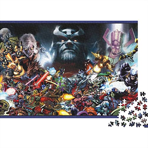 Puzzle Guardians of The Galaxy 300 Teile Puzzles Für Erwachsene Spielzeug,Marvel Puzzle Premium Holzpuzzle Geburtstagsgeschenk,Geschenke Für Frauen,Wandkunst 300pcs (40x28cm) von HESHS