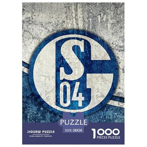 Schalke Logo Puzzle 1000 Teile Schwer Puzzle Spielzeug Pädagogisches Spiel Impossible Fußball Herausforderungsspielzeug Für Erwachsene Und Kinder in Bewährter 38x26cm/1000pcs Schalke Logo Puzzle 1000 Teile Schwer Puzzle Spielzeug Pädagogisches Spiel Impossible Fußball Herausforderungsspielzeug Für Erwachsene Und Kinder in Bewährter 38x26cm/1000pcs von HESHS