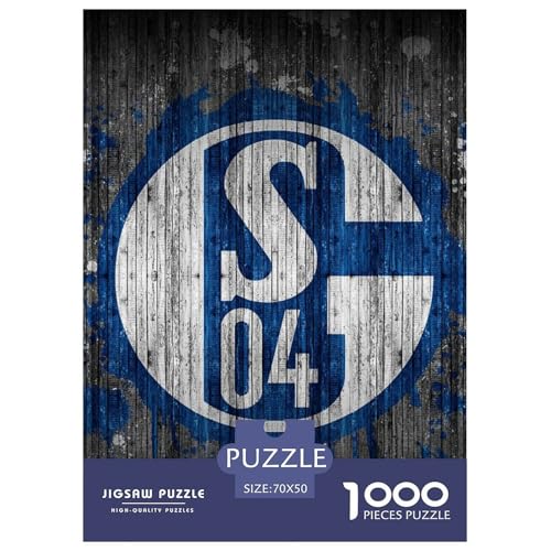 Schalke Logo Puzzle 1000-teilige Schwer Puzzle Spielzeug Lernspiel Impossible Fußball Herausforderung Spielzeug Für Erwachsene Und Kinder Ab 12 Jahren 70x50cm/1000pcs Schalke Logo Puzzle 1000-teilige Schwer Puzzle Spielzeug Lernspiel Impossible Fußball Herausforderung Spielzeug Für Erwachsene Und Kinder Ab 12 Jahren 70x50cm/1000pcs von HESHS
