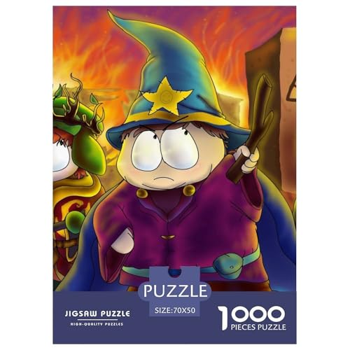 South_Park Puzzle 1000 Teile Schwer Puzzle Spielzeug Lernspiel Impossible Cartoon Herausforderung Spielzeug Für Erwachsene Kinder 70x50cm/1000pcs South_Park Puzzle 1000 Teile Schwer Puzzle Spielzeug Lernspiel Impossible Cartoon Herausforderung Spielzeug Für Erwachsene Kinder 70x50cm/1000pcs von HESHS