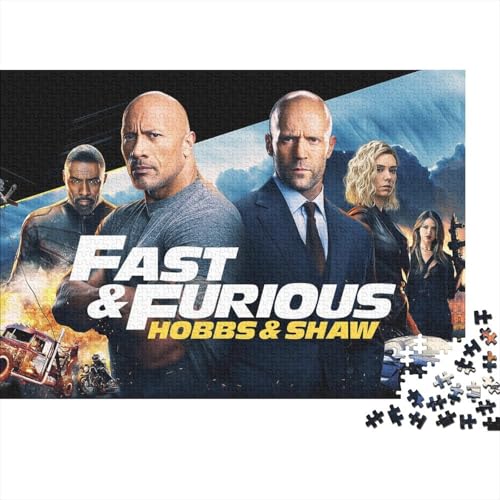 Star 500 Teile Schwieriges Holzpuzzle Furious - Premium Puzzle Für Erwachsene, Familientaugliches Geschicklichkeitsspiel, Kreative Wanddekoration Geschenk 500pcs (52x38cm) von HESHS