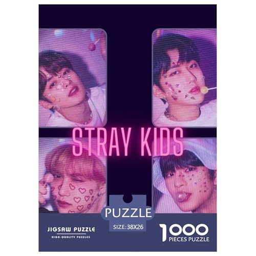 Stray Kids Puzzles 1000 Teile Schwer Puzzle Spielzeug Lernspiel Impossible Star Herausforderung Spielzeug Für Erwachsene Und Kinder in Bewährter 38x26cm/1000pcs Stray Kids Puzzles 1000 Teile Schwer Puzzle Spielzeug Lernspiel Impossible Star Herausforderung Spielzeug Für Erwachsene Und Kinder in Bewährter 38x26cm/1000pcs von HESHS