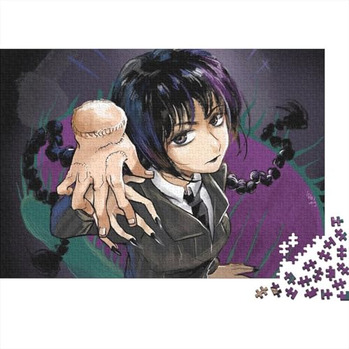 Wednesday Addams Puzzle 1000 Teile Schwer Puzzle Spielzeug Lernspiel Impossible Addam Herausforderungsspielzeug Für Erwachsene Und Kinder in Bewährter 70x50cm/1000pcs Wednesday Addams Puzzle 1000 Teile Schwer Puzzle Spielzeug Lernspiel Impossible Addam Herausforderungsspielzeug Für Erwachsene Und Kinder in Bewährter 70x50cm/1000pcs von HESHS