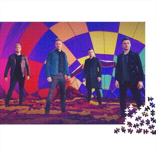 Westlife Puzzle 1000-teilige Schwer Puzzle Spielzeug Pädagogisches Spiel Impossible Bend Herausforderungsspielzeug Für Erwachsene Und Kinder Ab 14 Jahren 38x26cm/1000pcs von HESHS