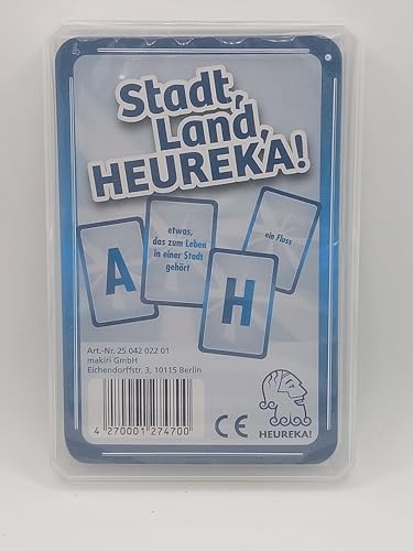 HEUREKA! Stadt, Land, Kartenspiel mit Kategorien für Schlauberger und Geografiefreunde von HEUREKA!