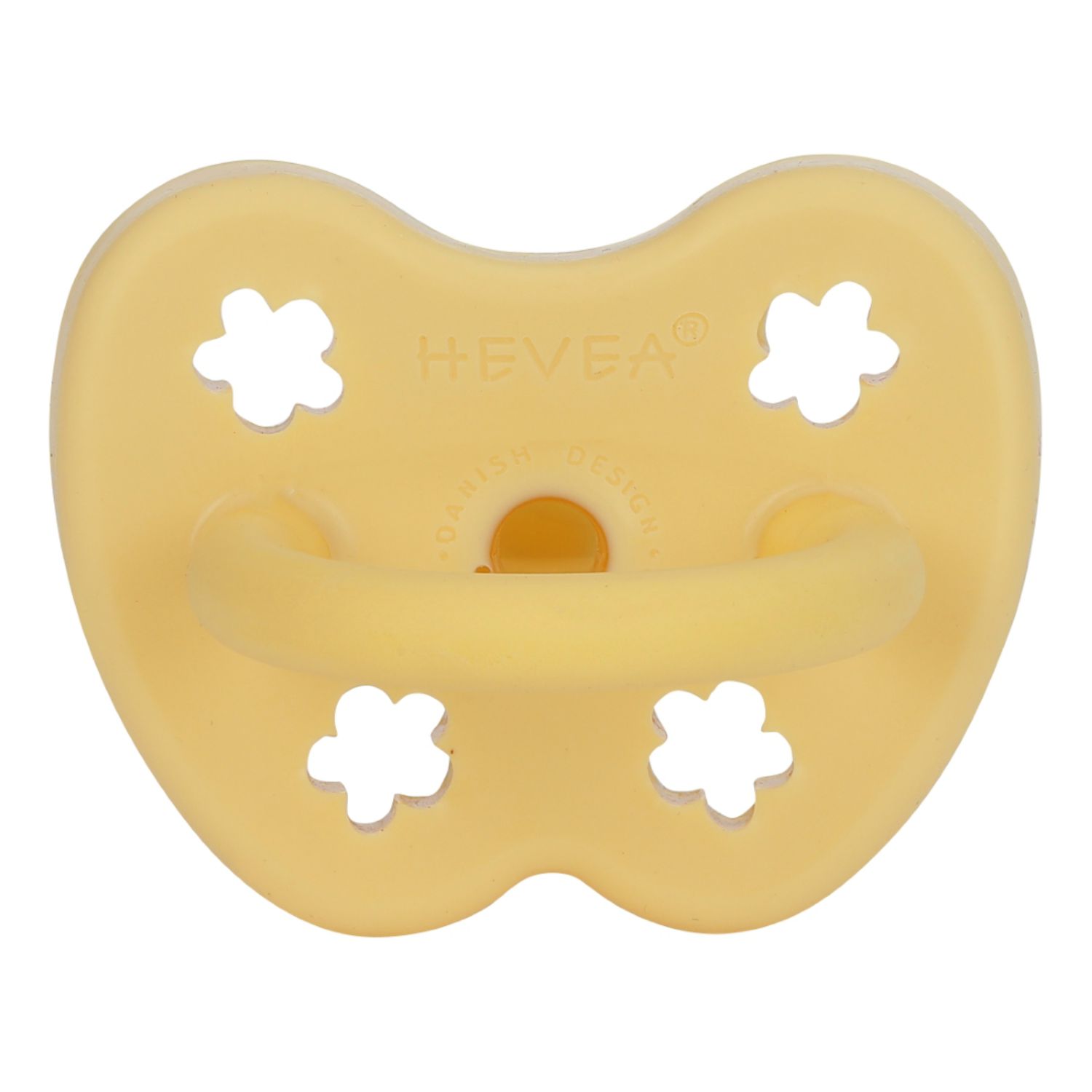 HEVEA Schnuller aus Naturkautschuk - Banana Kiefergerecht (3-36 Monate) von HEVEA