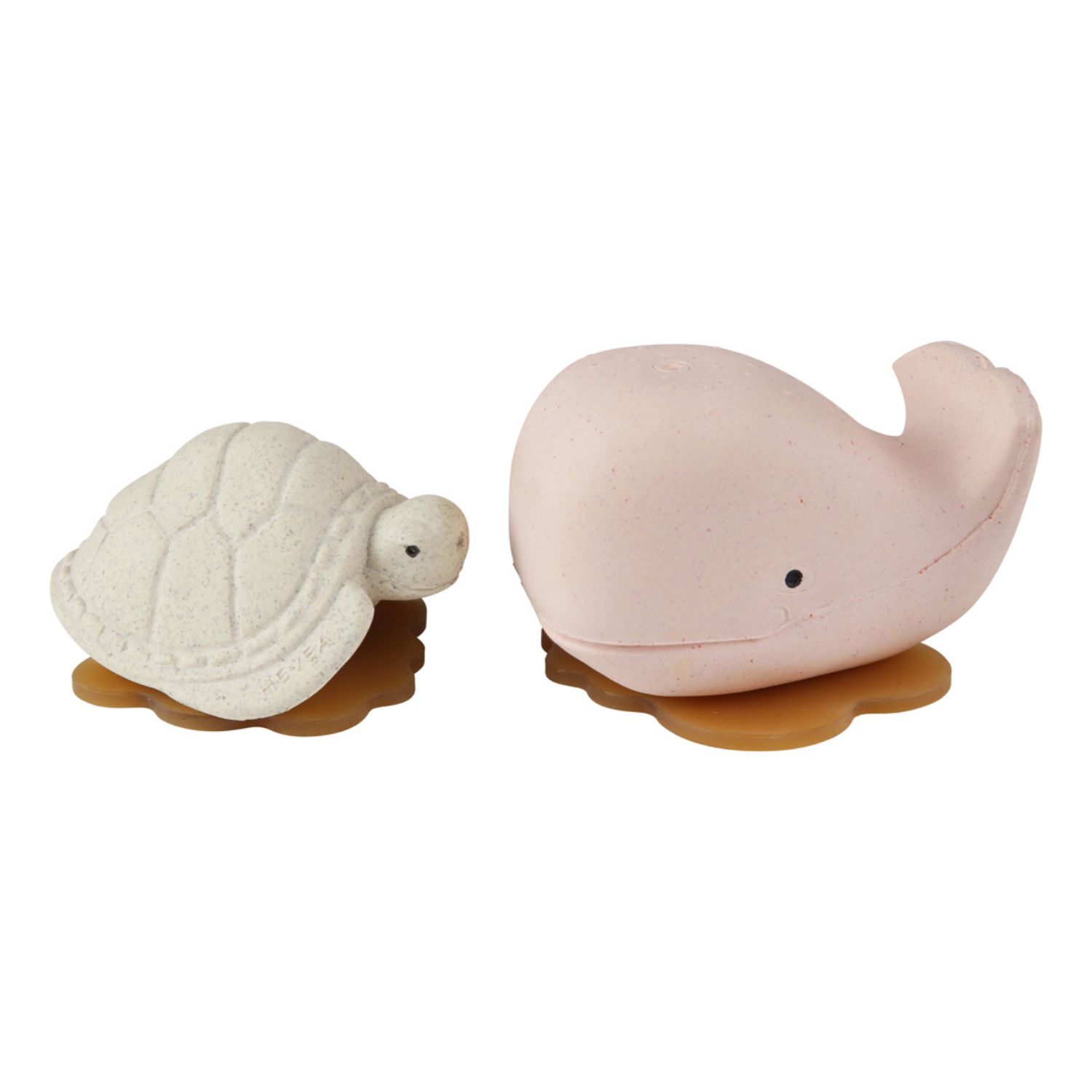 Hevea Badespielzeug Wal & Schildkröte - Champagne Pink & Vanilla Hevea Badespielzeug Wal & Schildkröte - Champagne Pink & Vanilla von HEVEA