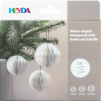 BRUNNEN 204870714 HEYDA Waben-Kugel-Set | weiß von HEYDA