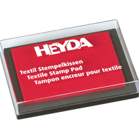 BRUNNEN 204888524 HEYDA Stempelkissen Textil 75x55cm rot von HEYDA